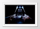 Cuadro enmarcado blanco Darth Vader Star Wars La Guerra de las Galaxias