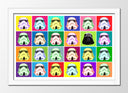 Cuadro enmarcado blanco Ejército Darth Vader Star Wars La Guerra de las Galaxias