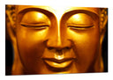 Cuadro buda oriental ,dorado, cara, relajacion ,meditacion ,zen