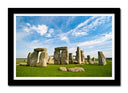 Cuadro enmarcado negro Paisaje Stonehenge, Inglaterra