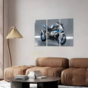 Moto BMW Azul