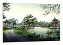 Cuadro Paisaje Naturaleza Lago Pagoda China