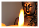 Lámina buda oriental ,vela ,relajacion ,meditacion, zen