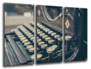 Tríptico Maquina de Escribir Vintage