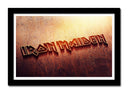 Cuadro enmarcado negro Iron Maiden Rock