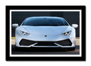 Cuadro enmarcado negro Coche Deportivo Lamborguini