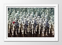 Cuadro enmarcado blanco Stormtroopers Star Wars La Guerra de las Galaxias
