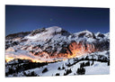 Cuadro Montaña Atardecer Nevado,naturaleza
