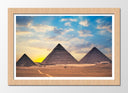 Cuadro enmarcado natural Paisaje Piramides Egipto Atardecer