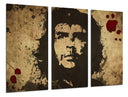 Tríptico Che Guevara, revolucion, tonos ocres