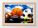 Cuadro enmarcado natural Deportes