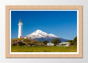 Cuadro enmarcado natural Paisaje de Faro en la Montaña Taranaki,naturaleza