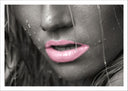 Lámina labios mujer sexy color rosa