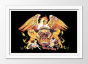 Cuadro enmarcado blanco Queen Freddie Mercury Rock