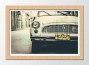 Cuadro enmarcado natural Coche Antiguo Skoda, Coche Cuba, Coche Vintage