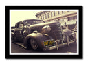 Cuadro enmarcado negro Coche Antiguo Bentley, Coche Vintage