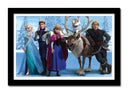 Cuadro enmarcado negro Infantil Disney Frozen, Elsa