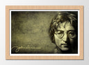 Cuadro enmarcado natural Los Beatles, John Lennon