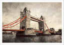 Lámina ciudad de londres, london bridge vintage