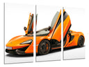 Tríptico Coche Deportivo, Mclaren 570S, Naranja