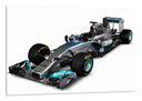 Cuadro Formula 1, Mercedes, Hamilton, Rosberg