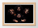 Cuadro enmarcado natural Queen Freddie Mercury Rock