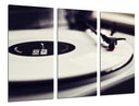 Tríptico Tocadiscos Vintage, Discos de Vinilo