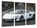 Tríptico Coche Derpotivo, Mclaren 570 GT, Blanco
