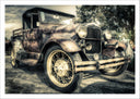 Lámina Coche Antiguo Ford, Coche Vintage