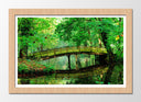Cuadro enmarcado natural Paisaje de Puente, Bosque, Naturaleza