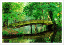 Lámina Paisaje de Puente, Bosque, Naturaleza