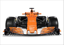 Lámina Formula 1 Mclaren Honda, Fernando Alonso 2017