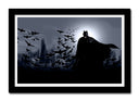 Cuadro enmarcado negro batman, DC, superheroe