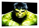 Cuadro hulk, marvel, duperheroe, verde, neon
