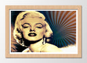 Cuadro enmarcado natural Marilyn Monroe