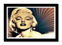 Cuadro enmarcado negro Marilyn Monroe