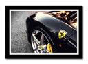 Cuadro enmarcado negro Coche Ferrari Negro