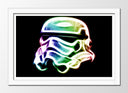 Cuadro enmarcado blanco Stormtroopers Star Wars La Guerra de las Galaxias