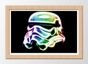 Cuadro enmarcado natural Stormtroopers Star Wars La Guerra de las Galaxias