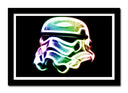 Cuadro enmarcado negro Stormtroopers Star Wars La Guerra de las Galaxias