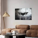 Estancia pelicula, batman, logo, tonalidades grises