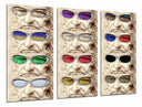 Tríptico Salvador Dali, gafas de colores