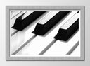 Cuadro enmarcado natural Teclas Piano