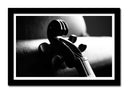 Cuadro enmarcado negro Violin Clásica