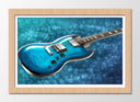 Cuadro enmarcado natural Guitarra Eléctrica Rock