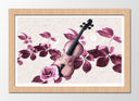Cuadro enmarcado natural Violin Clásica