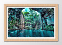 Cuadro enmarcado natural Paisaje Naturaleza Lago Subterraneo Cenote