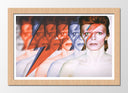 Cuadro enmarcado natural musica, David Bowie, cantante, rayo