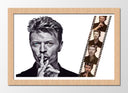 Cuadro enmarcado natural David Bowie Rock