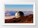 Cuadro enmarcado blanco observatorio astrofisico Roque de los muchachos
